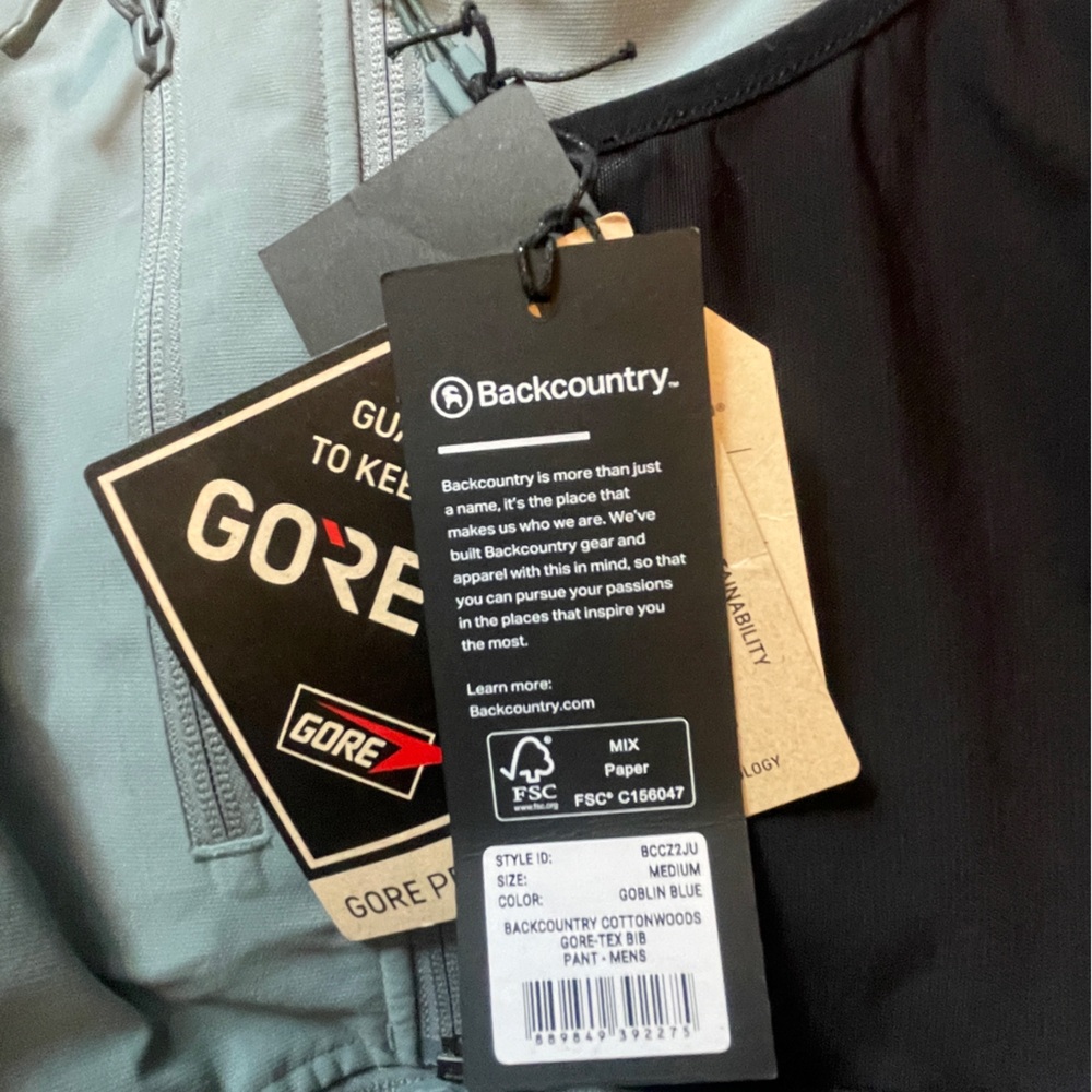 Cottonwoods GORE-TEX Bib Pant - Men's Medium